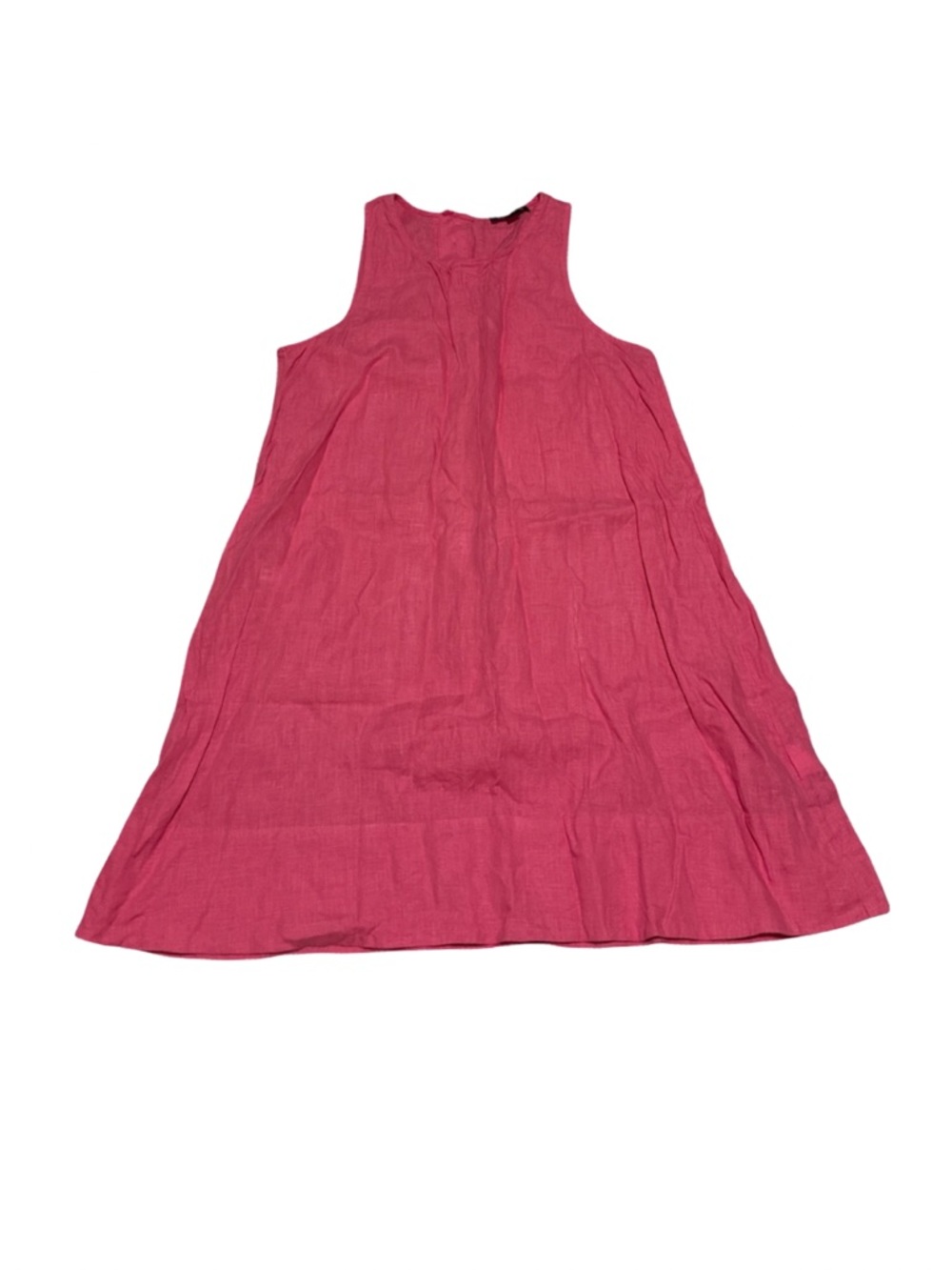 J.Crew Sleeveless Linen Swing Dress Pink Small